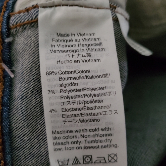 Madewell 10 Inch High Rise Skinny  Raw Hem Jeans Size 28 - Picture 8 of 12